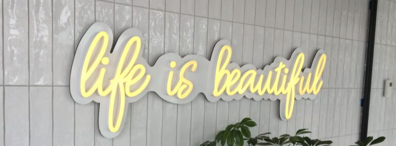 Lichtreclame voor bedrijven